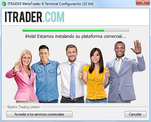 Finalización mt4 itrader
