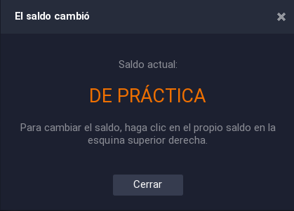 Inicio cuenta demo IQ Option
