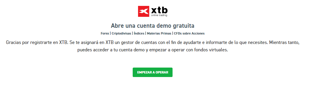 bienvenida inicio cuenta_xtb