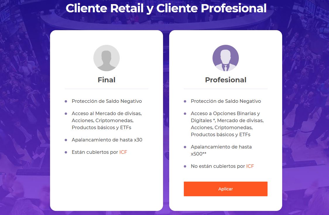 cuenta demo iq option