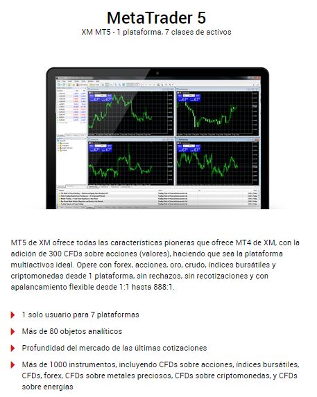 descripción mt5