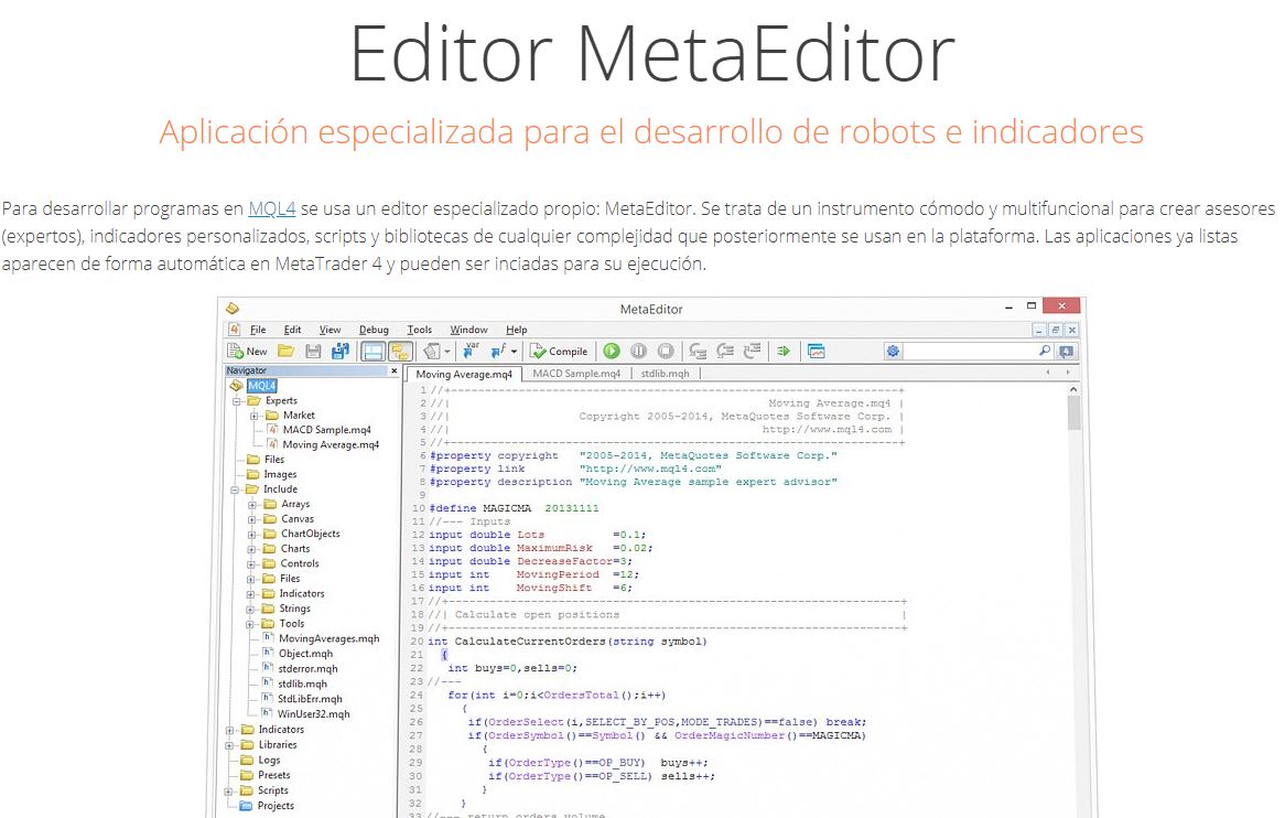 metaeditor metatrader 4