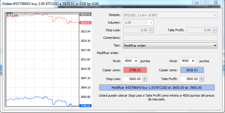 modificar orden avtrade