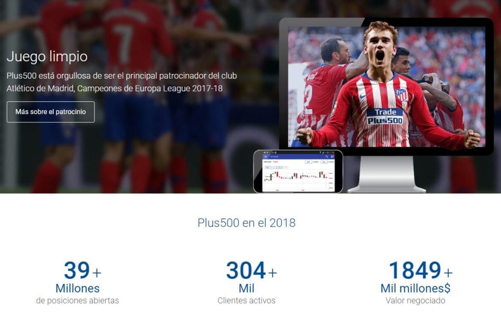 Sesión Plus500