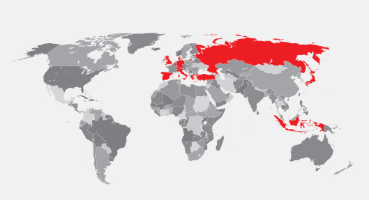 países operativos del broker