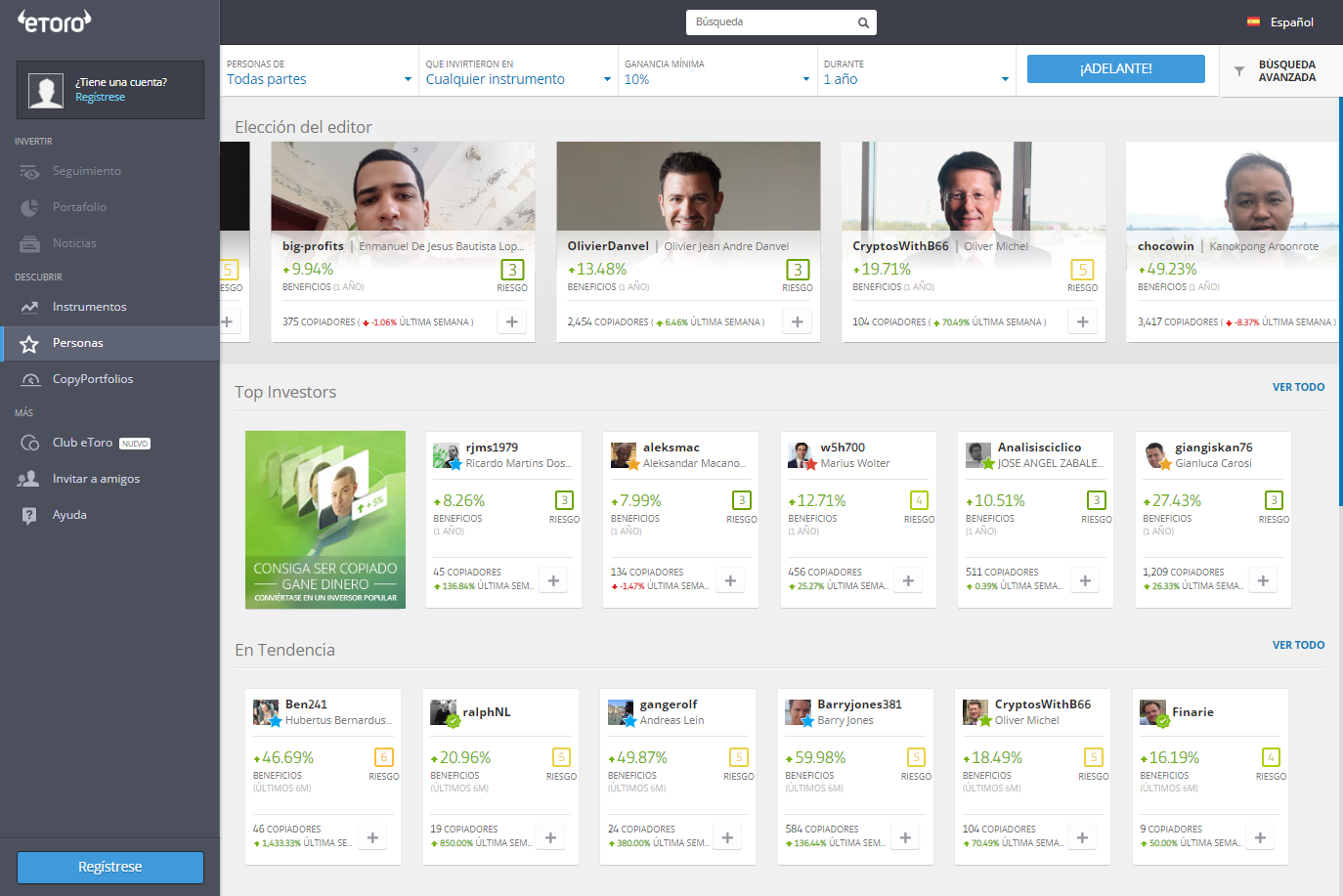 copia traders etoro
