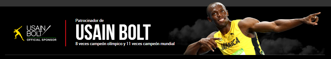 patrocinio usain bolt xm