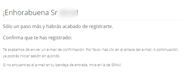 bienvenida cuenta demo