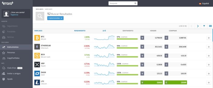 broker bitcoin sencillo etoro