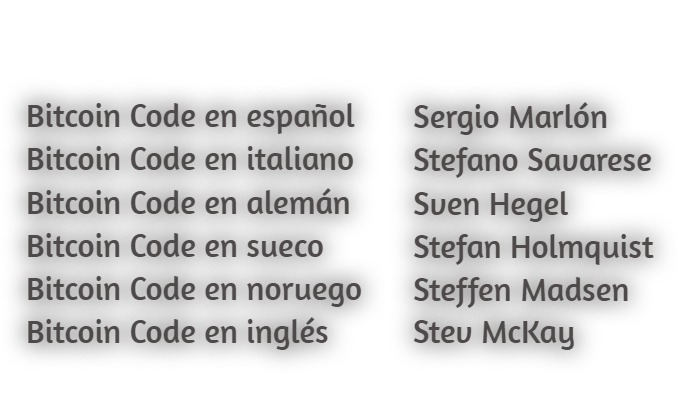 creador bitcoin code