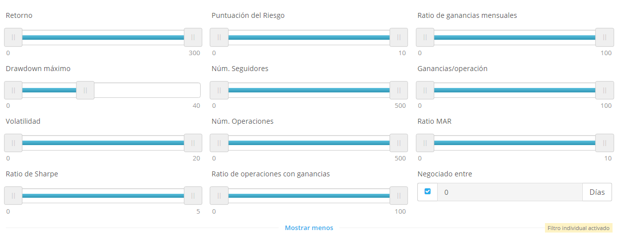 filtros mejor buscar mejor comerciante ayondo