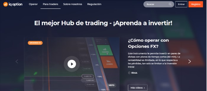 IQ Option Mexico educacion