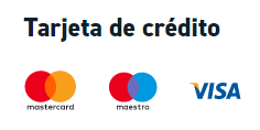 forma de pago tarjeta de credito