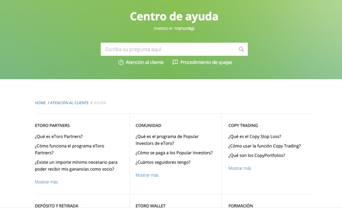 etoro centro ayuda