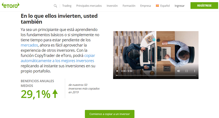 etoro copiar