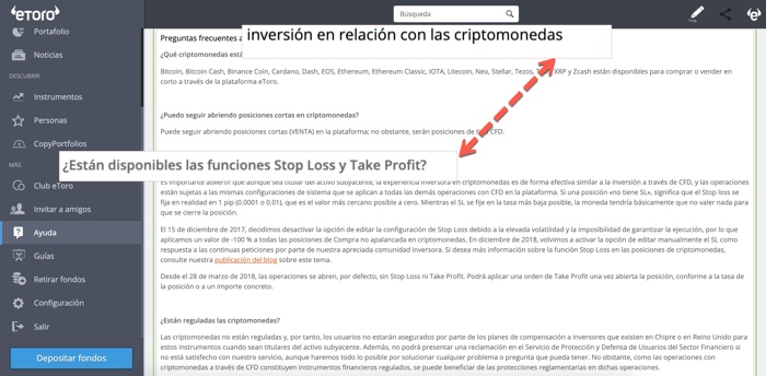 plataformas criptomonedas stop loss