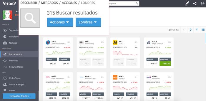 como invertir en la bolsa de londres con etoro