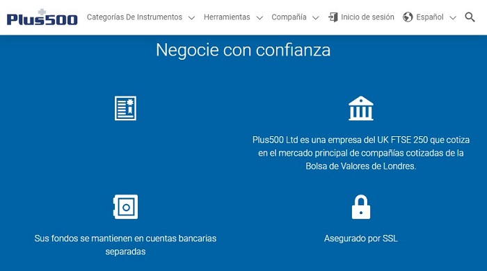 plus500 segura