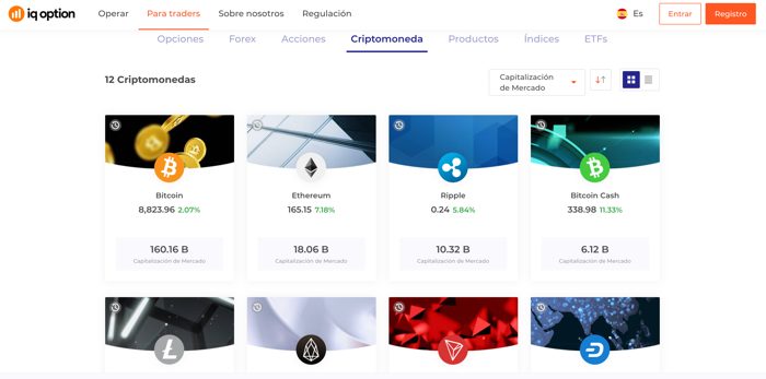 iq option argentina criptomonedas