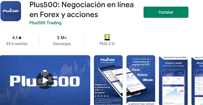 plus500 plataforma movil