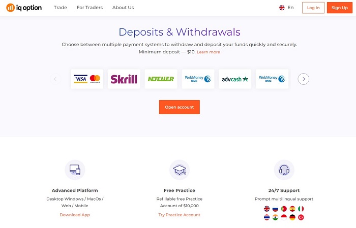 broker con forma de pago alternativa
