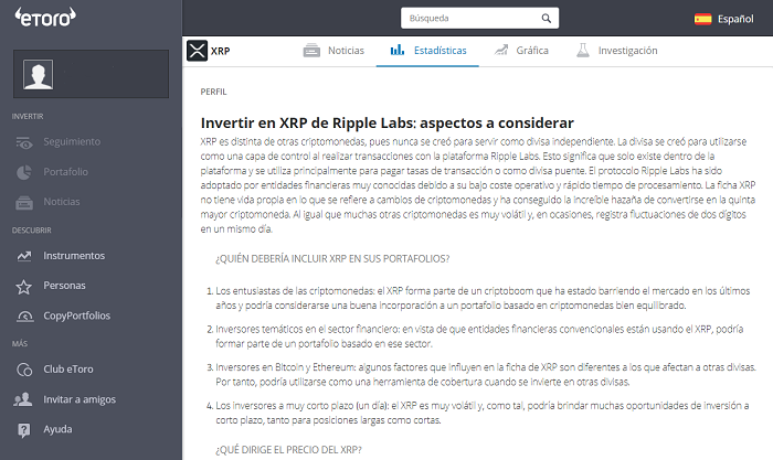 XRP Ripple invertir con previsiones