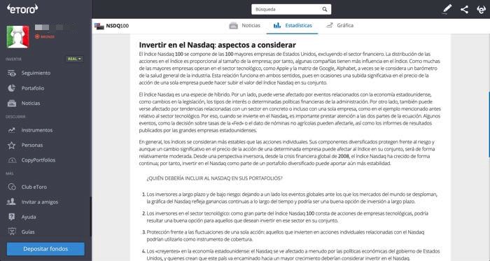 invertir en nasdaq aspectos a considerar