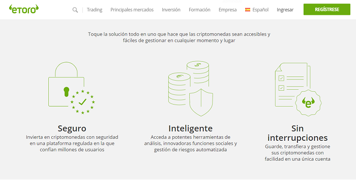 plataformas criptomonedas eToro
