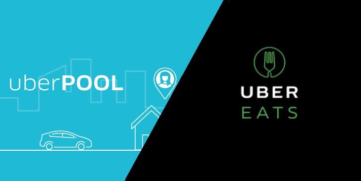 invertir uber pool y uber eats