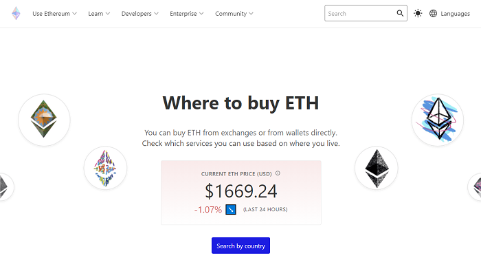Cómo comprar Ether ETH Ethereum