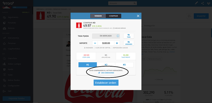 comprar acciones sin pagar comisiones