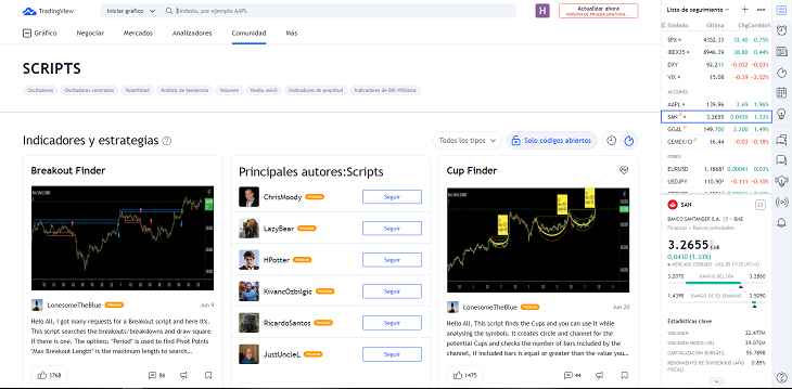 Scripts TradingView