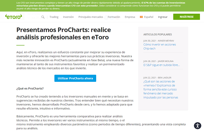 procharts eToro