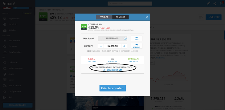 comprar etf etoro