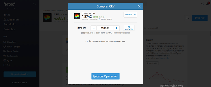 operar curve