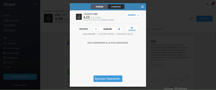 operar eos