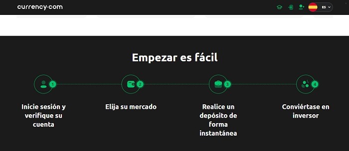 hacer trading desde cero Currency.com