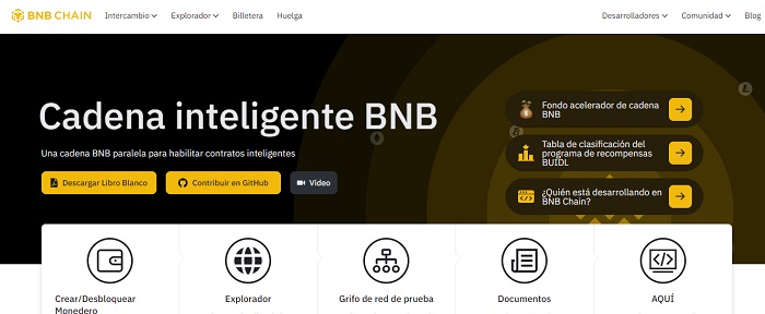 binance smart chain cadena avanzada