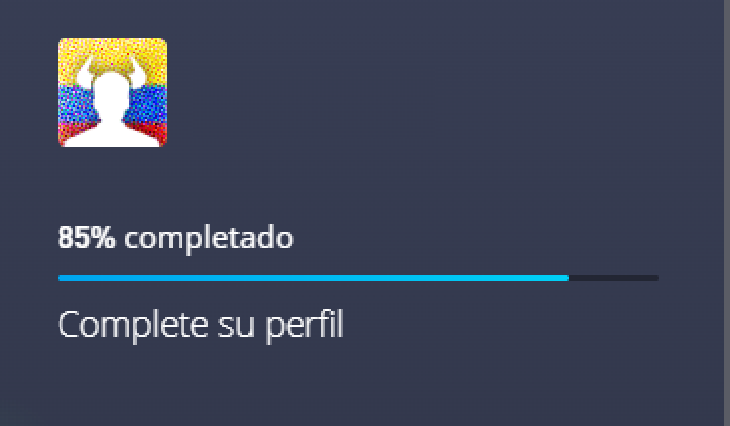 complete su perfil