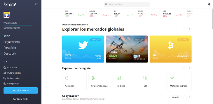 seccion descubrir etoro