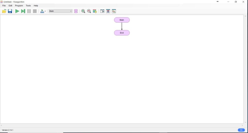 Flowgorithm en el grafico