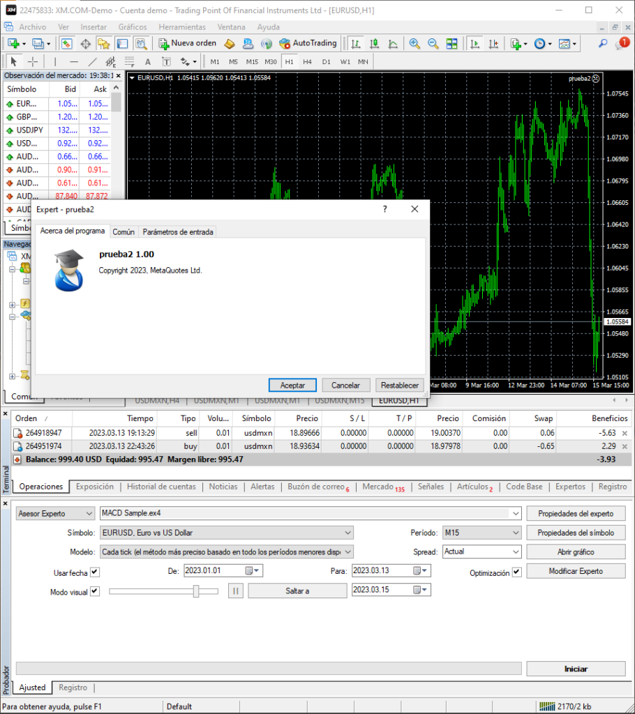 Programar asesor experto mql4 sin programar