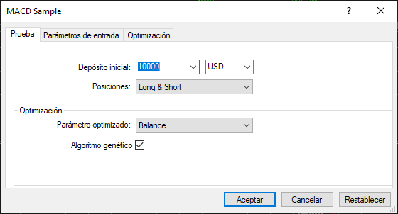 propiedades backtest EA