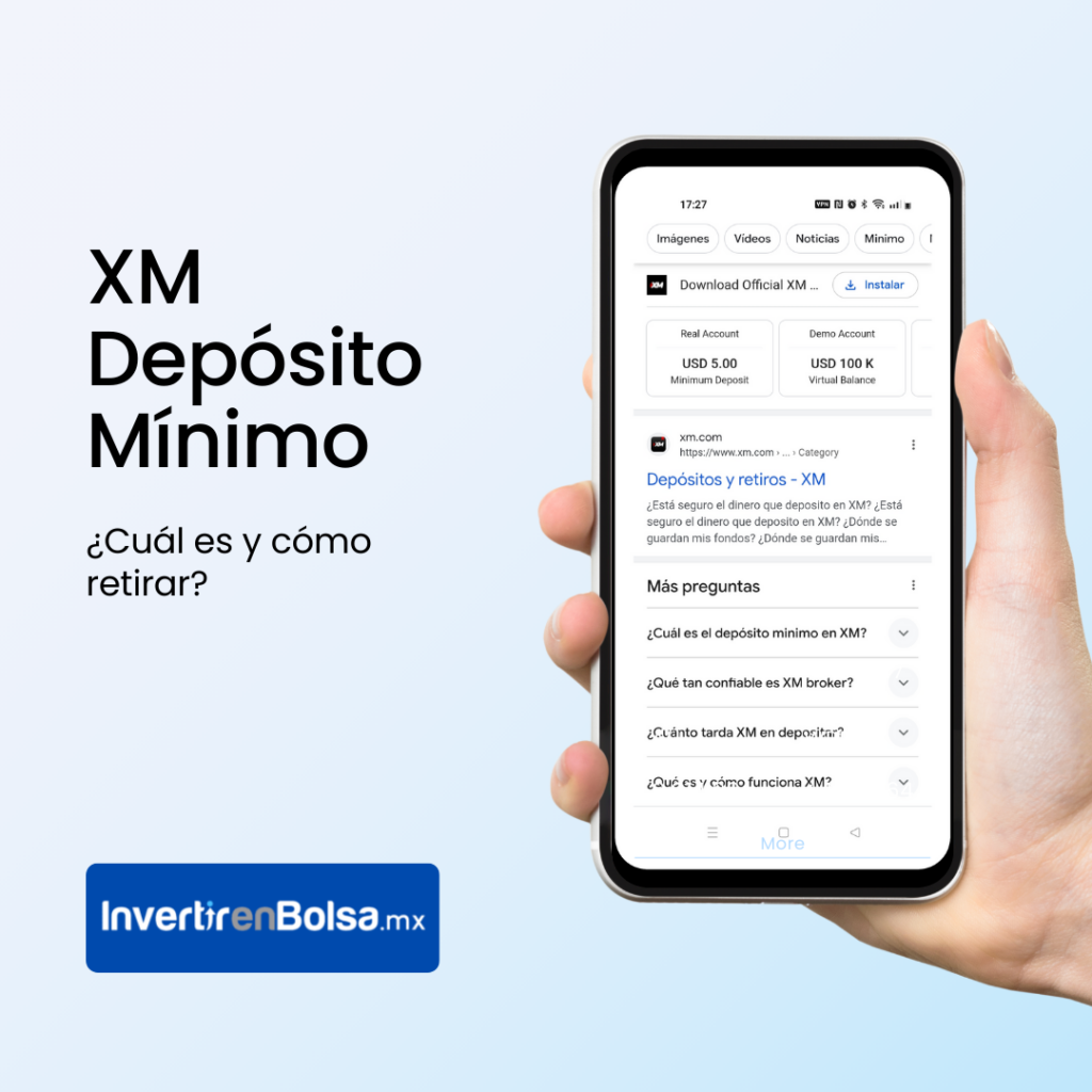 XM depósito mínimo